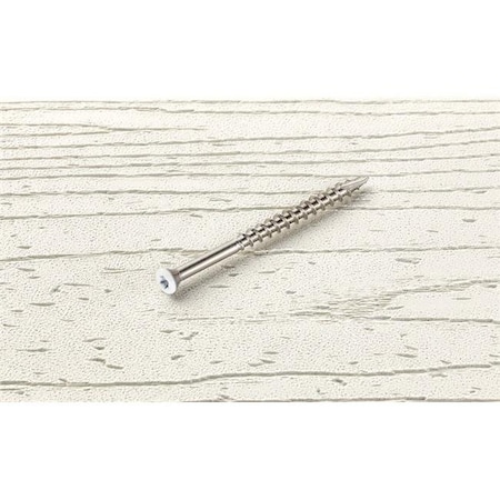 Starborn Starborn 5001462 No.8 x 2.5 in. Star Trim Head Stainless Steel Deck Screws; Pack of 350 5001462